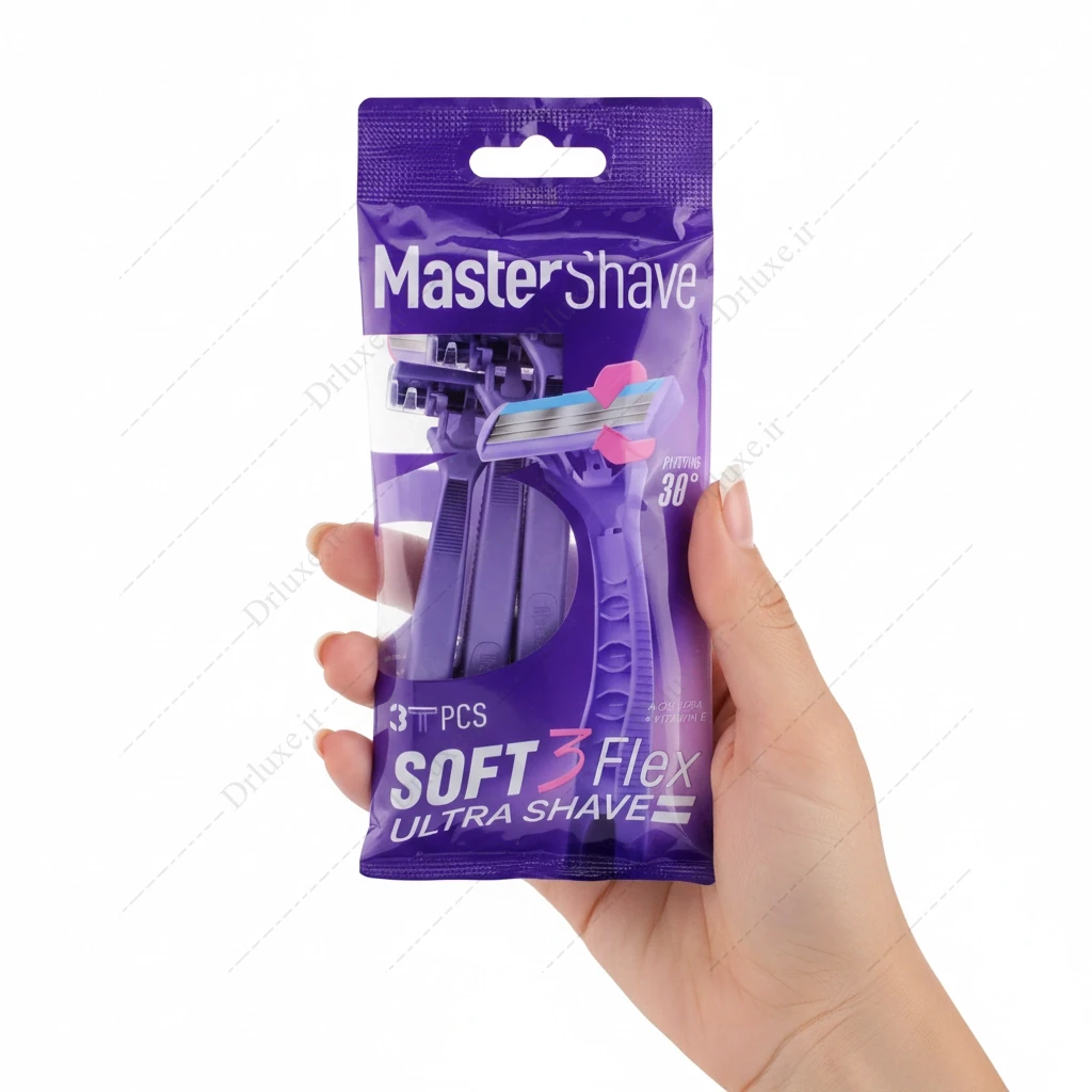 خود تراش 3 لبه سافت تری فلکس مستر شیو 3 عدد